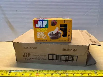 Jiff peanut butter and chocolate to go cups (8ct)(01/29/26)