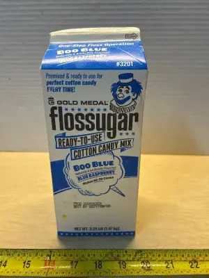 Blue raspberry floss sugar (10/15/27)