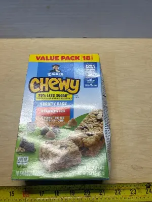 Chewy granola bars (18ct)(2/12/26)