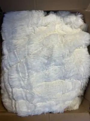 fluffy white 3 piece comforter set