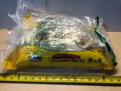 10LB Jasmine Rice (opened) exp: 10/19/2027