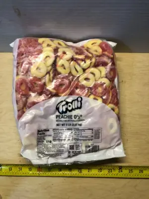 Two 5 LB bags Trolli Peachie O’s exp: 12/07/2025