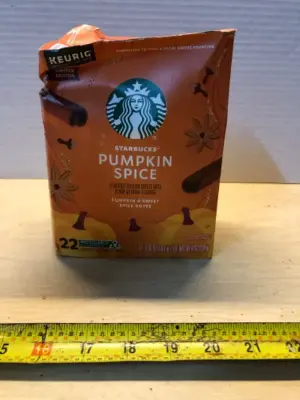 Starbucks pumpkin spice kcup 22 count exp:07/30/2026