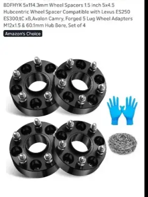 5x114.3mm Wheel Spacers 1.5 inch 5x4.5