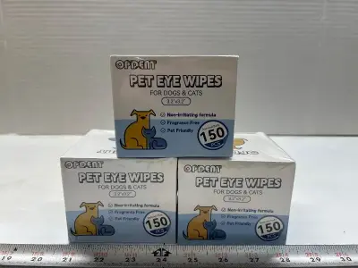 Pet eye wipes (3pks)