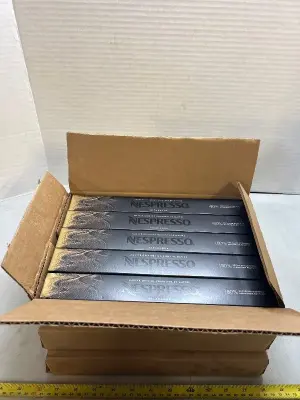 3 boxes of 5 boxes of nespresso pods 10/2025