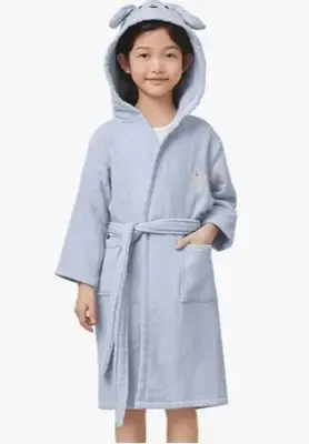 Unisex kids onesies(S) (2) and kids bathrobe(2)(140)