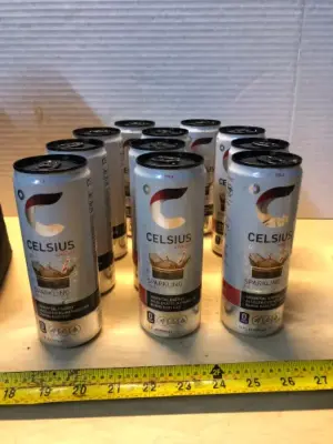 11 cans of Celsius cola exp:02/2027