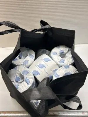 Bag of toilet paper