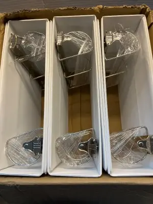6ct white binders