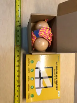 2 boxes cornhole assist tool, 4 card magnetic holder