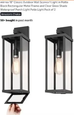 Outdoor lanterns (2)