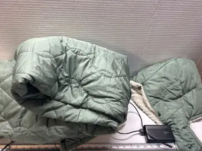 Heated portable blanket/poncho