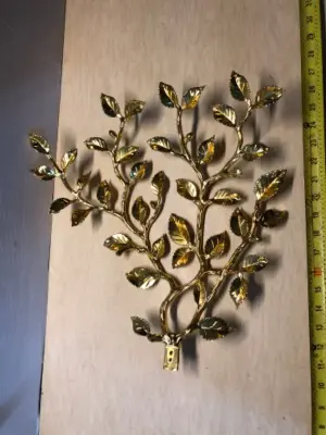 5 pieces metal leaf decor