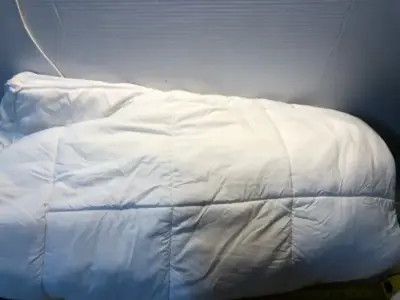 White Queen mattress topper