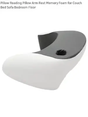 Reading pillow with cup holder