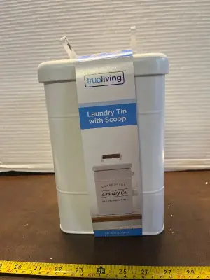 laundry tin with scoop
