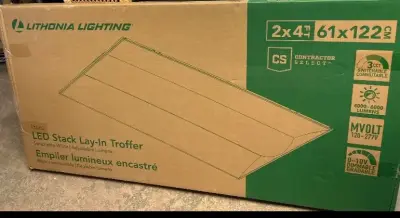 2 ft x 4 ft led stack lay-in troffer