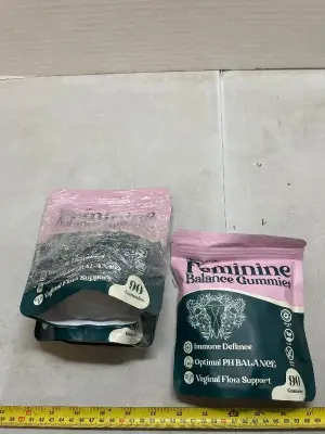 3 90 packs of feminine balance gummies