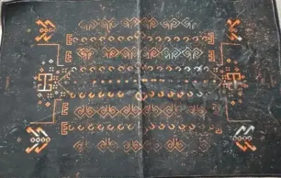 4 bathroom mats unknown size