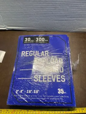 3ct 30pack reg top load card sleeves