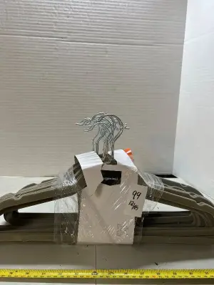 lot of velvet hangers