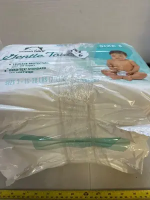 2 packs of size 3 gentle touch diapers