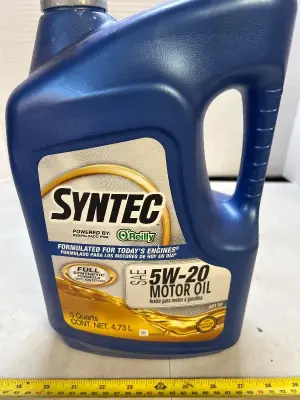 5 quarts 5W-20 motor oil
