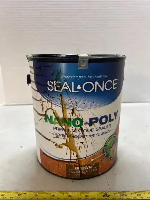 wood sealant slightly spilled