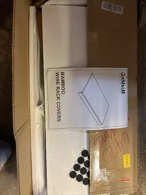 4 pack bamboo wire rack covers