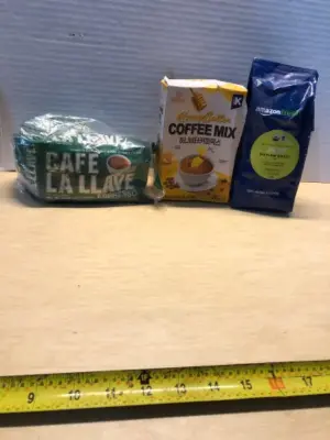 Cafe la llave espresso (opened) , honey butter coffee mix 20 sticks exp:04/09/2027, Peru ground coffee exp:01/21/2027