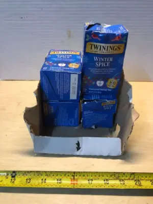 4 boxes winter spice tea bags 20 bags per box exp:07/31/2028