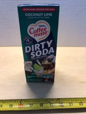 Coffee mate coconut lime dirty soda 50 creamers exp:03/03/2026