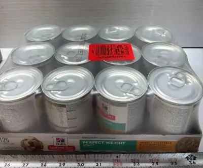 (12) 12oz can Science diet adult dog food exp:12/27