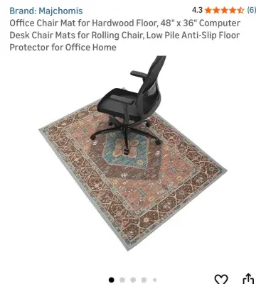Office chair mat 48”x36”