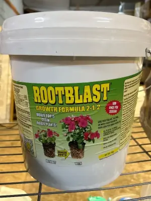 large bucket of rootblast