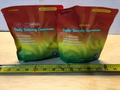 2 bags tanning gummies exp:03/2027