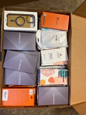lots of phone cases various sizes