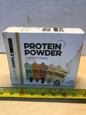10 pack variety protein powder exp:05/13/2027