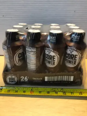 Core power chocolate protein shake 12 pack exp:06/27/2026