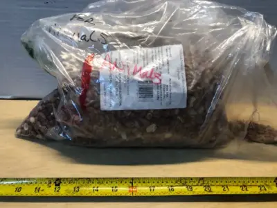 11lbs raw shelled peanuts for animals (opened)