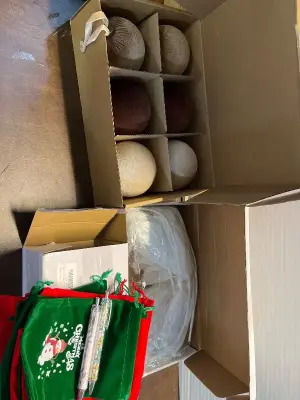 20 set christmas set , 6pcs ornament, 8pcs Christmas poinsett