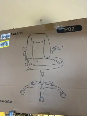black office chair