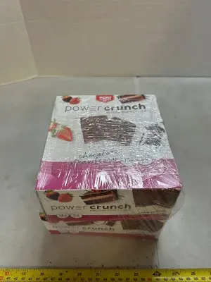 212 packs of power crunch, protein, energy bars, chocolate strawberry, flavored
