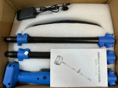 cordless snow shovel used as is