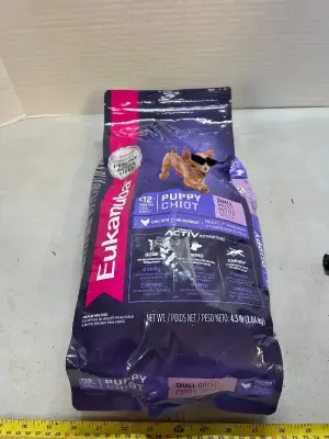 4.5 lb small breed dog food, premium dog food bag ripped