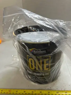 grey matt paint and primer in one