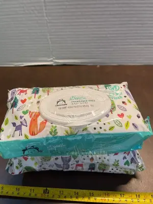 2ct gentle fragrance free baby wipes