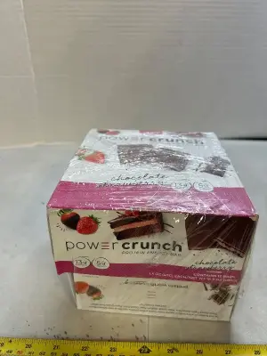 212 packs of power crunch, protein, energy bars, chocolate strawberry, flavored