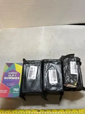 four boxes of 90 GLP one gummy’s